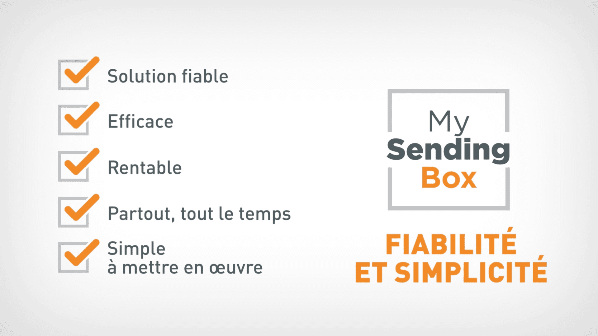 CORUS MySendingBox - fiabilité et simplicité