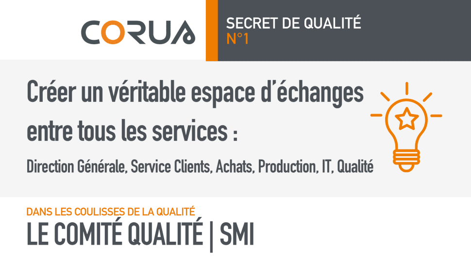 CORUS COMITÉ QUALITÉ