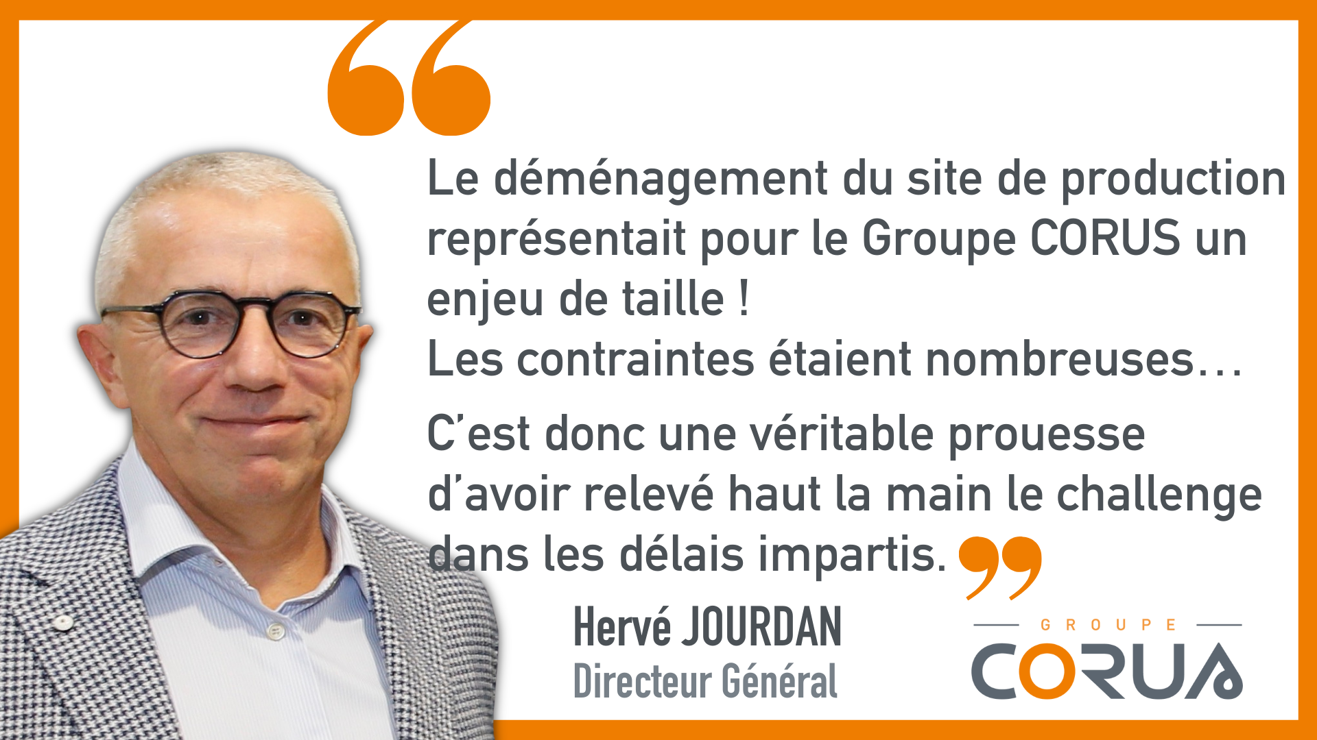 Hervé JOURDAN DG CORUS