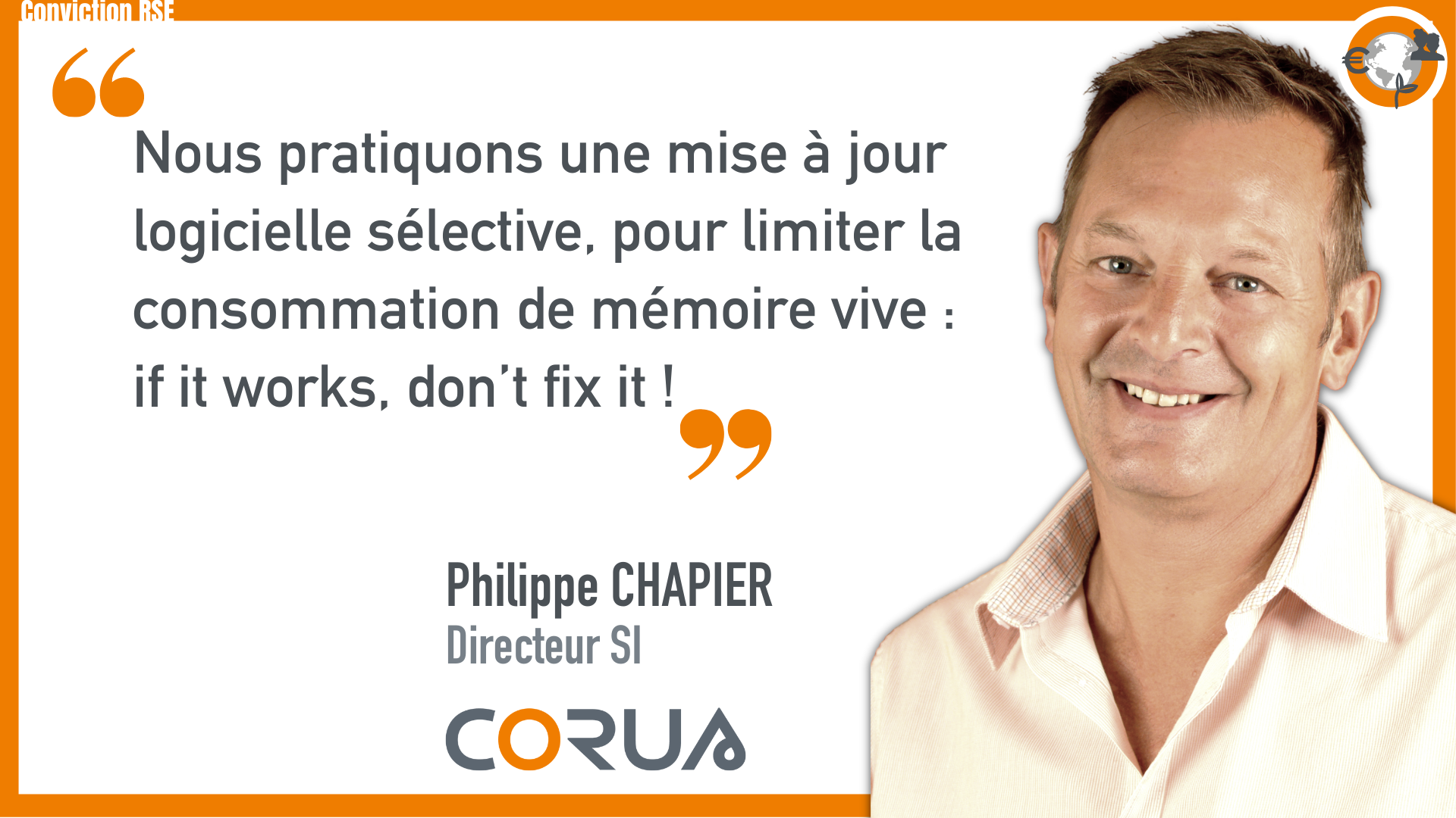 Groupe CORUS_RSE_Philippe Chapier_DSI